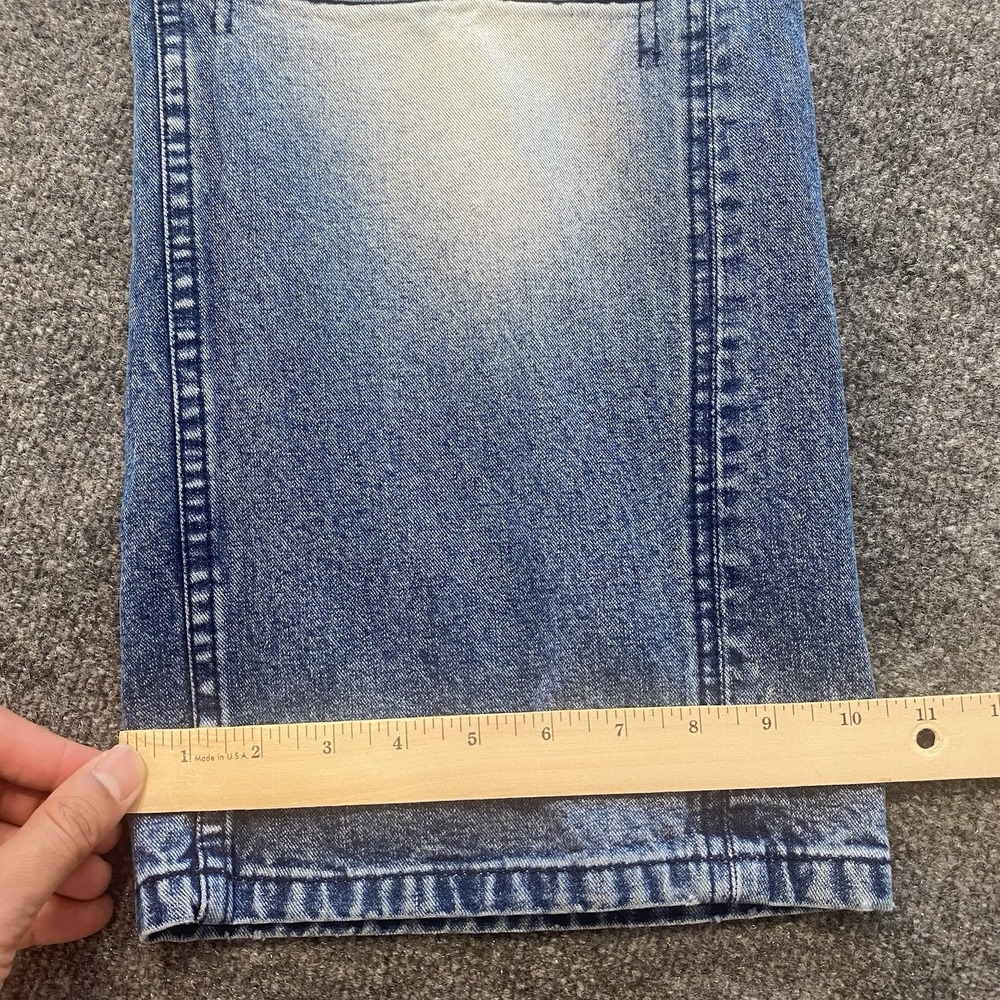 Vintage Y2K Akademiks Baggy Doulbe Knee Faded Hip Hop Rap Jeans Mens 38x34 - Picture 10 of 12